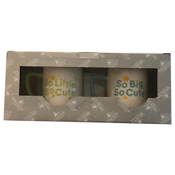 Shanghai Disney Resort Mug Set featuring Mike & Sulley from Monsters Inc, NIB.